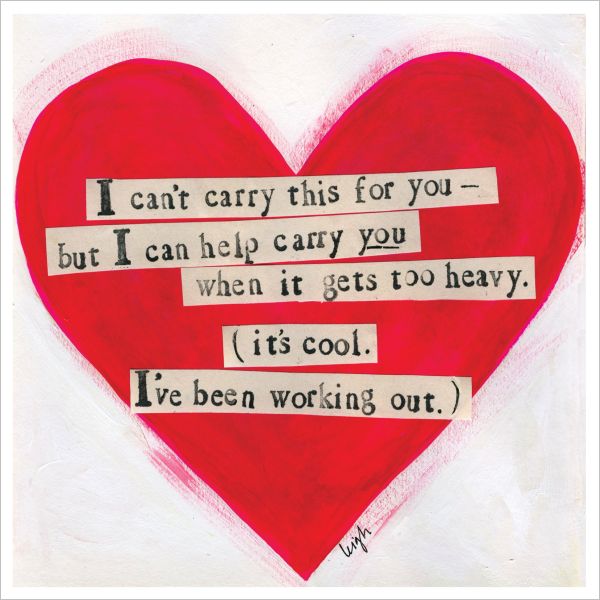 Carry This For you Greeting Card