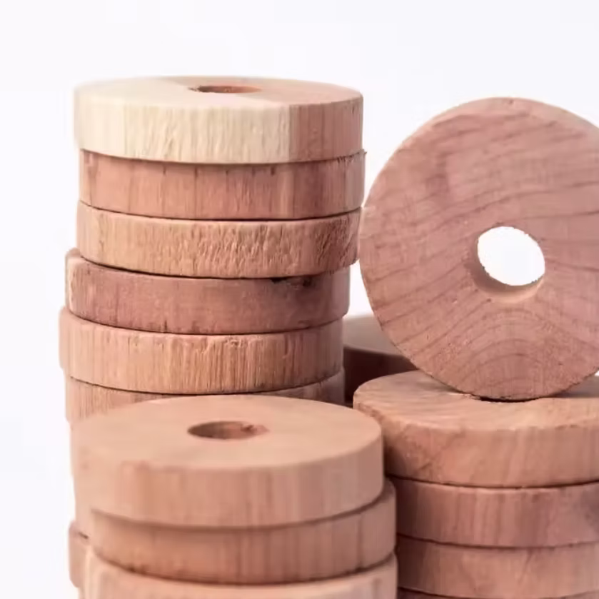 Lil Bit Better Australian Red Cedar Clothes Hanger Discs (5)