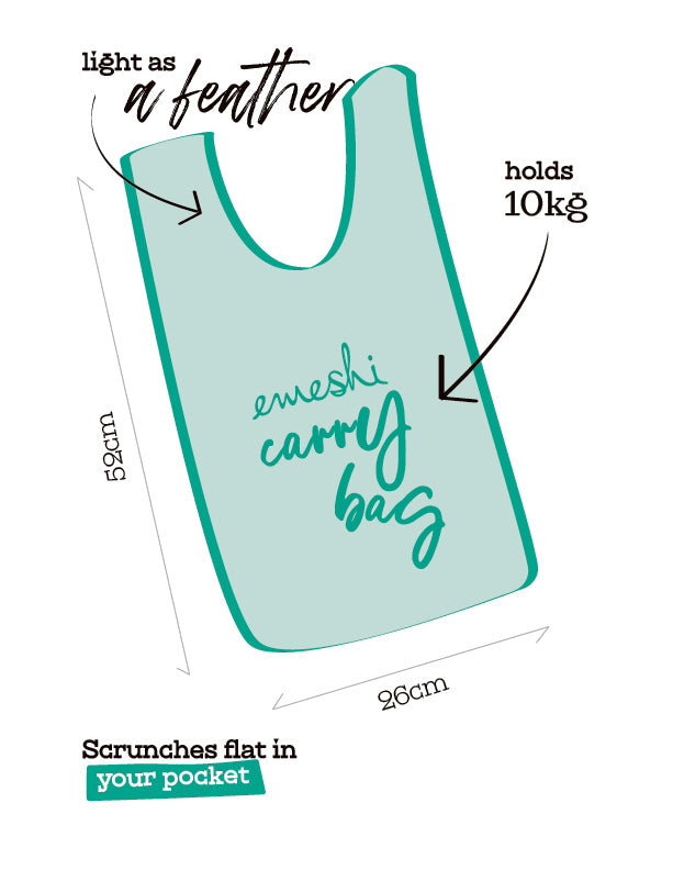Emeshi Mesh Shopper Carry Bag