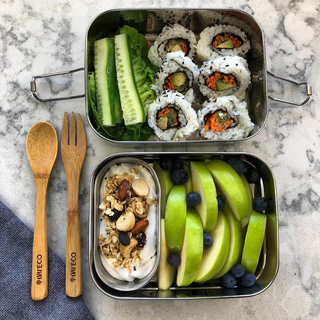 Ever Eco Stainless Steel Stackable Bento Box - 3 Piece Set