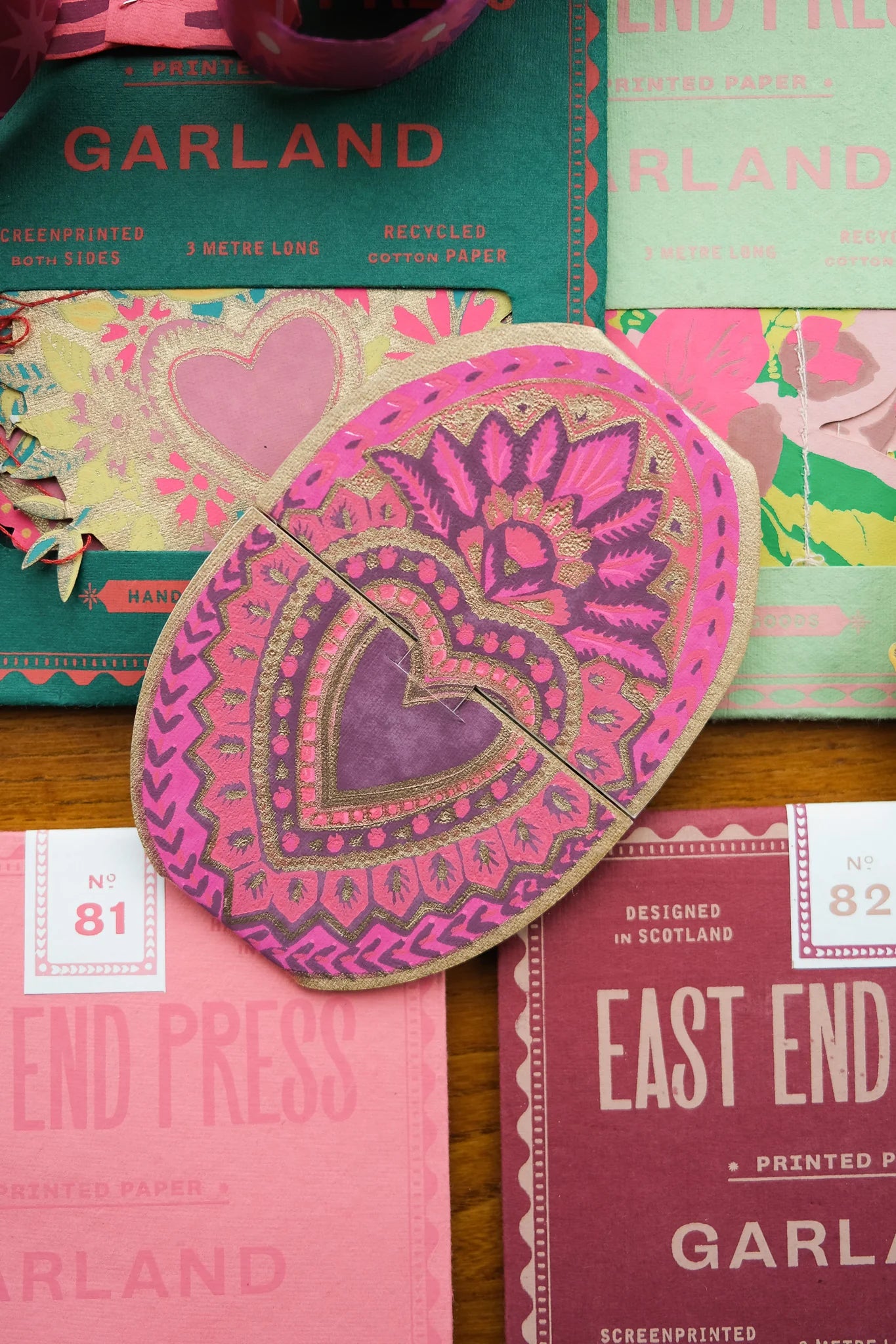 East End Press Heart of Feathers Greeting Card