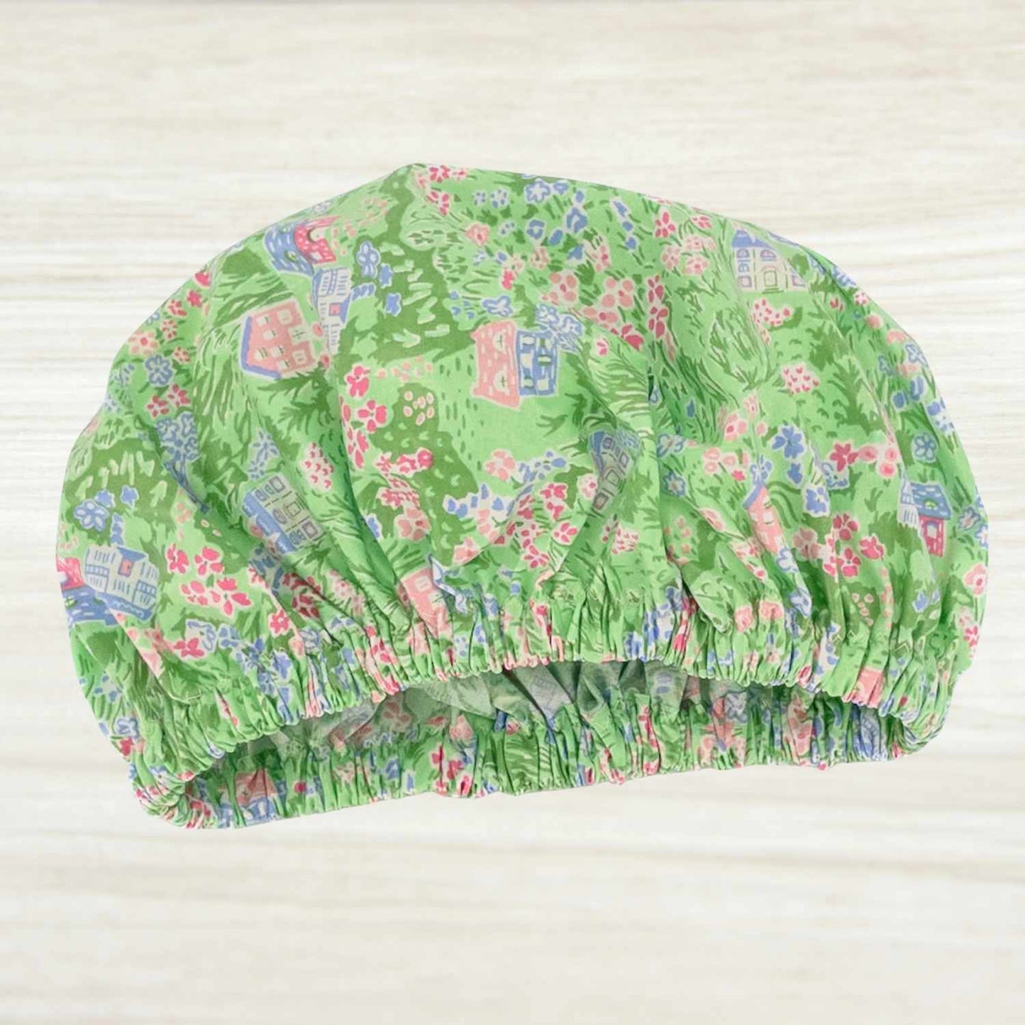 Laminated Cotton Adult Shower Cap