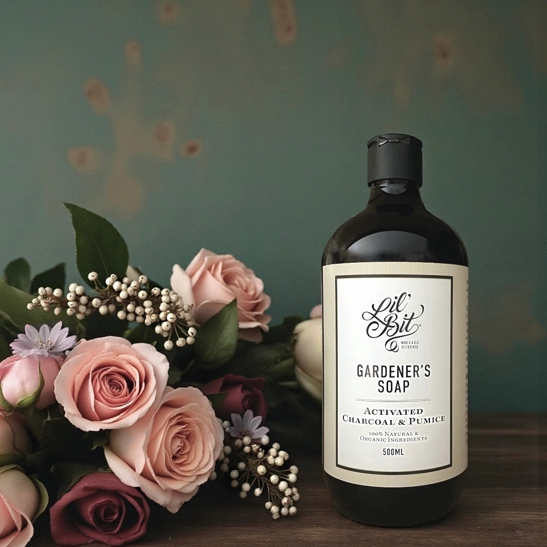 Lil Bit Better Activated Charcoal & Pumice Gardener's Soap 500ml