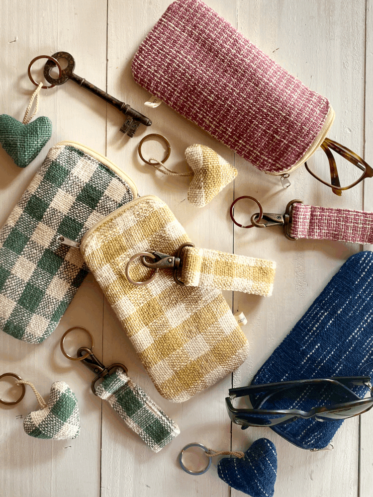 Loom Designs Handloomed Organic Cotton Glasses Pouch