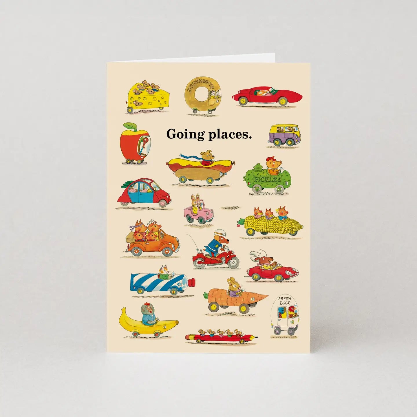 Richard Scarry Going Places Greeting Card