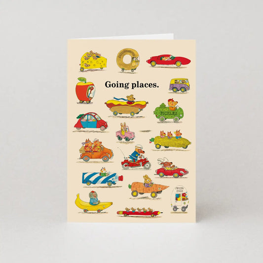 Richard Scarry Going Places Greeting Card