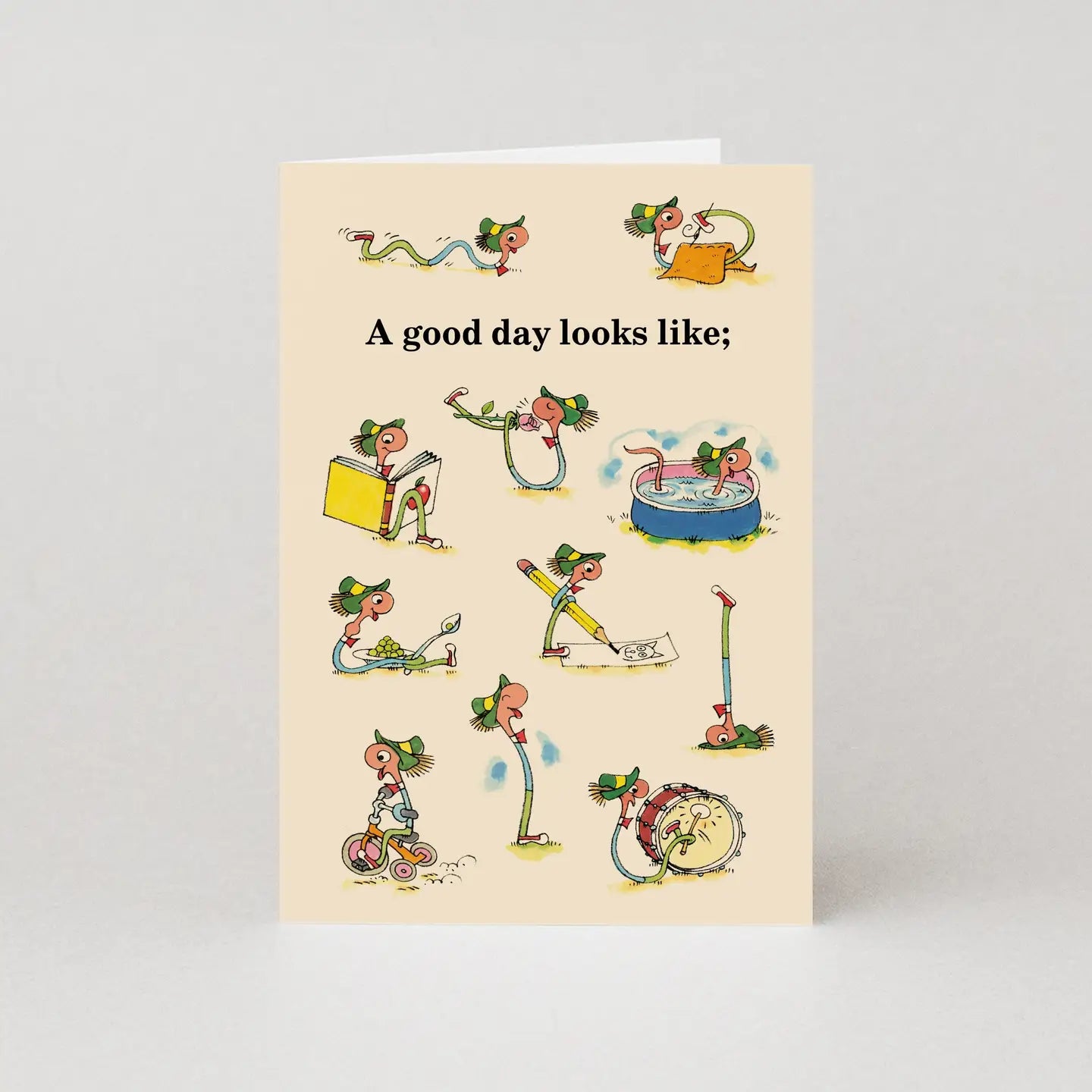 Richard Scarry A Good Day Looks Like Greeting Card