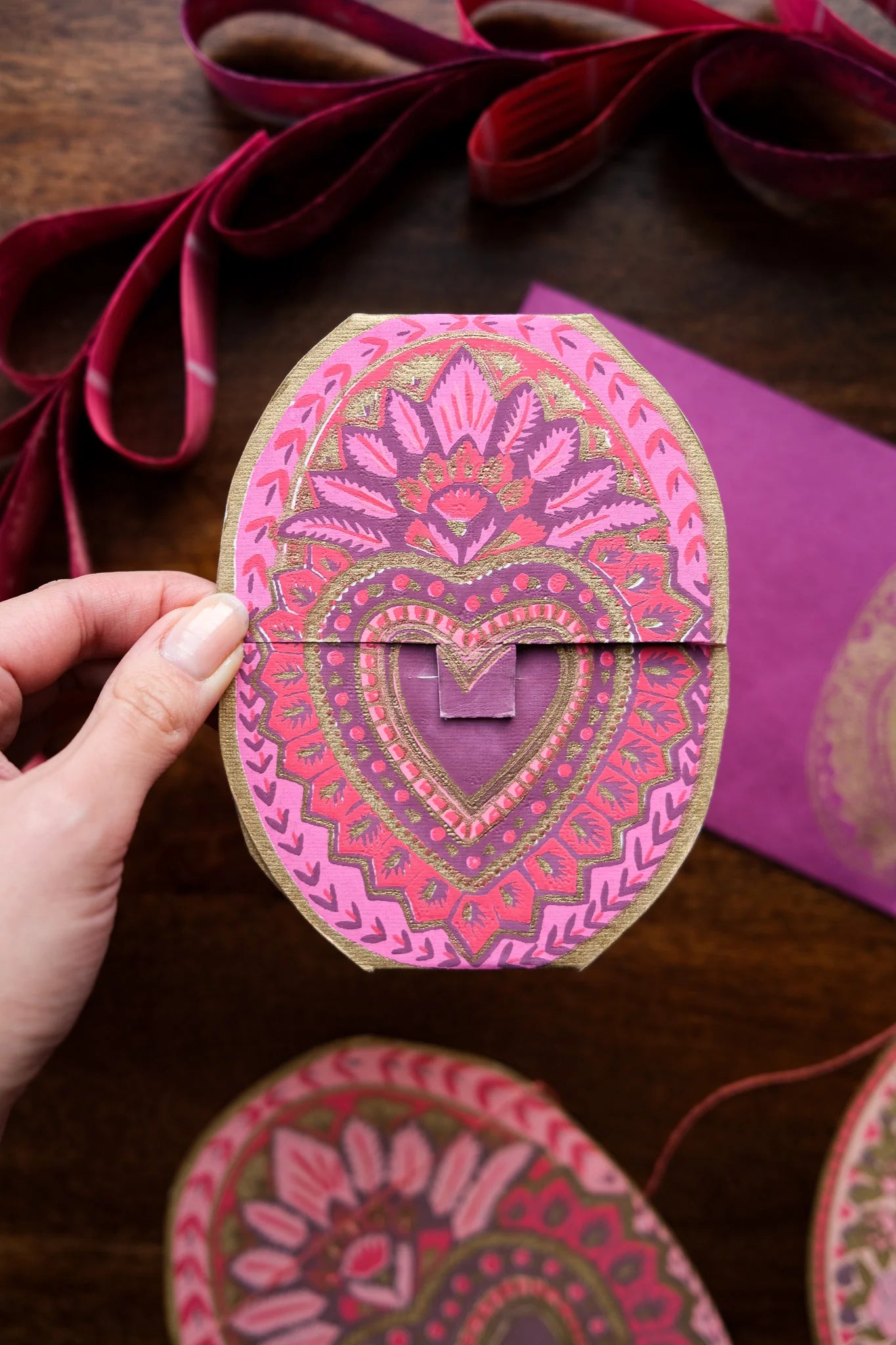 East End Press Heart of Feathers Greeting Card