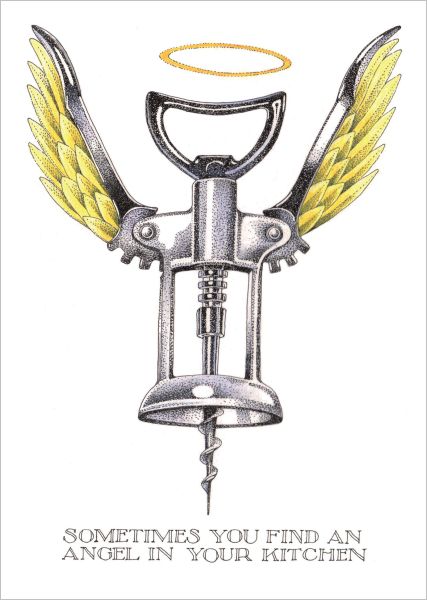 Kitchen Angel Greeting Card