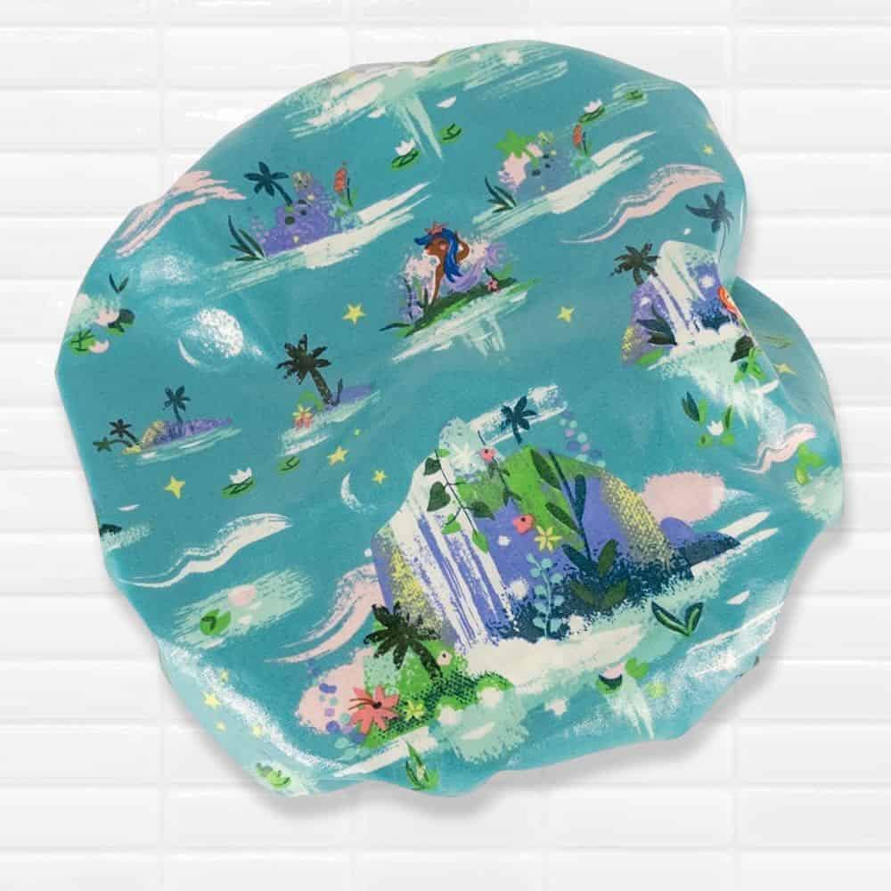 Laminated Cotton Adult Shower Cap