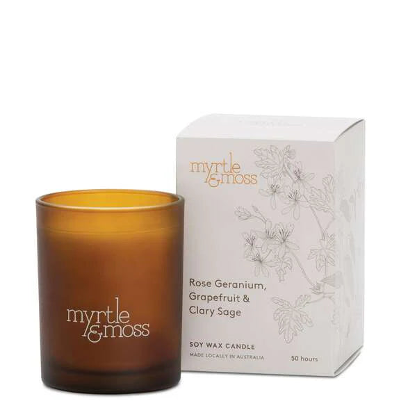 Myrtle & Moss Soy Wax Candle 50 Hours