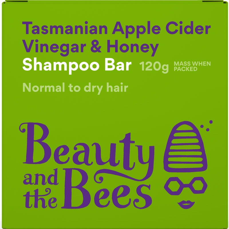 Beauty And The Bees Tasmanian Apple Cider & Honey Shampoo Bar