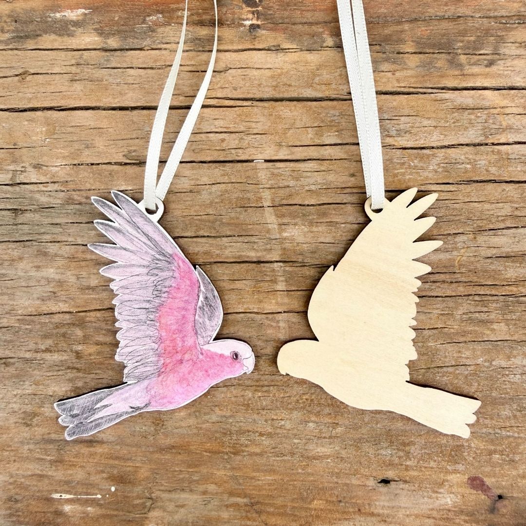 Bridget Farmer Australian Birds Christmas Ornaments - Set of 3