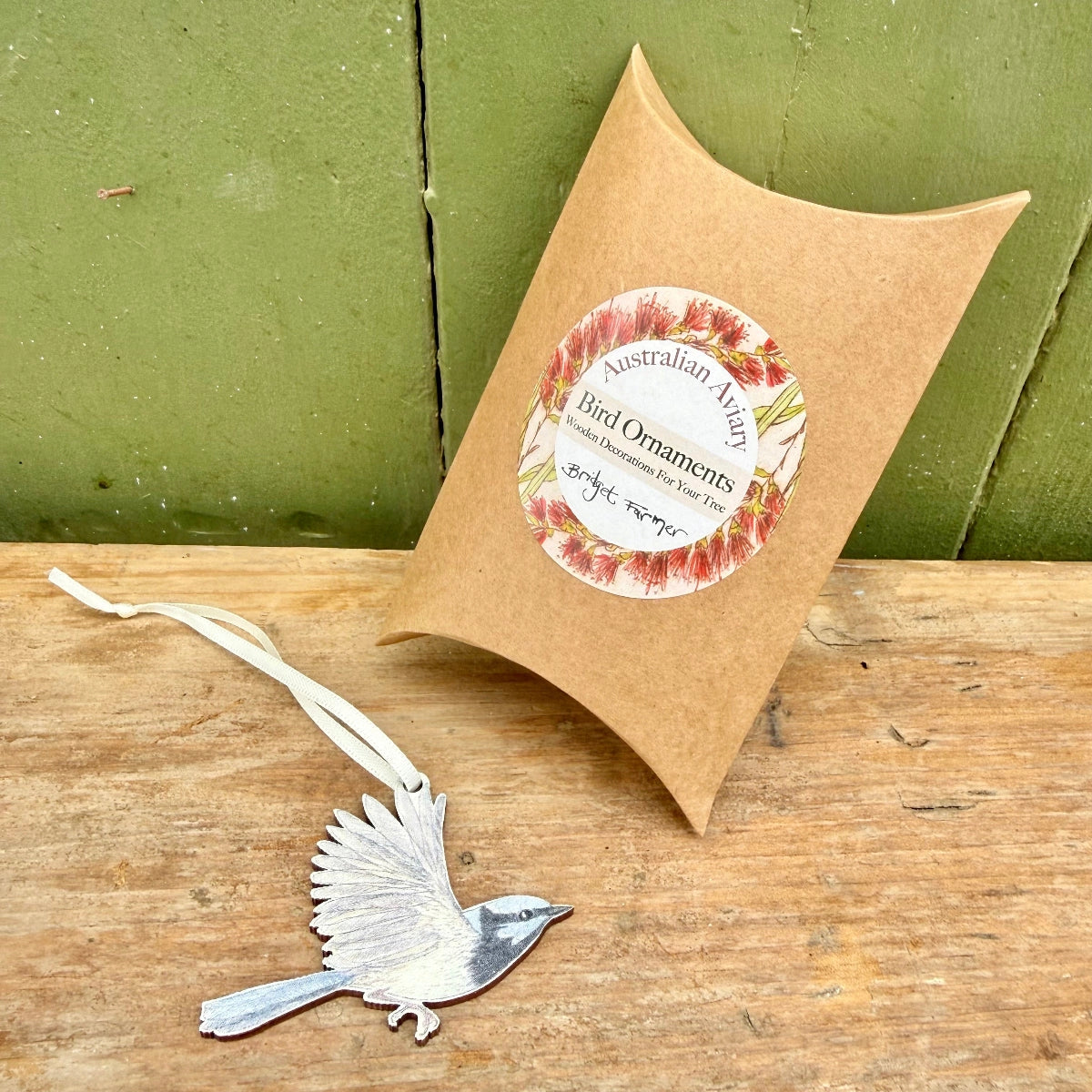Bridget Farmer Australian Birds Christmas Ornaments - Set of 3