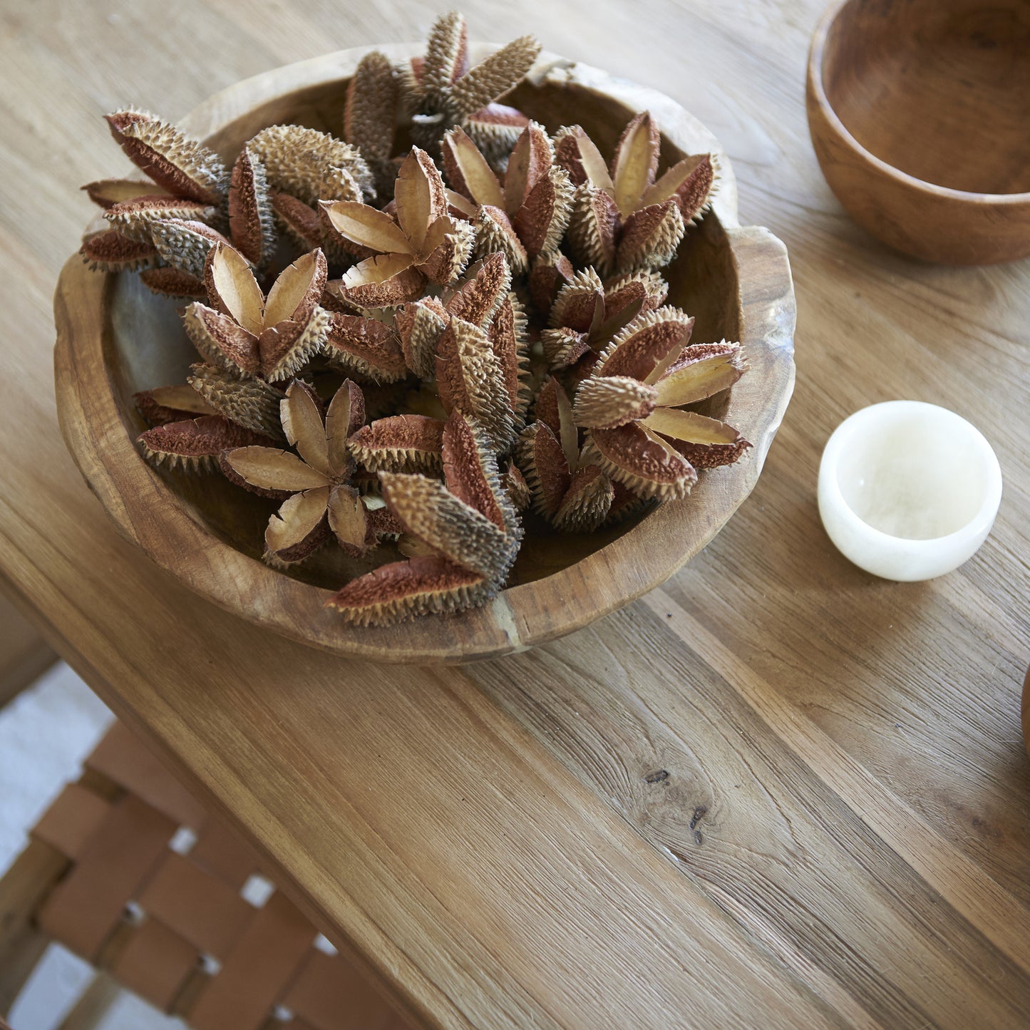 Hand Carved Tree Root Serving Bowl