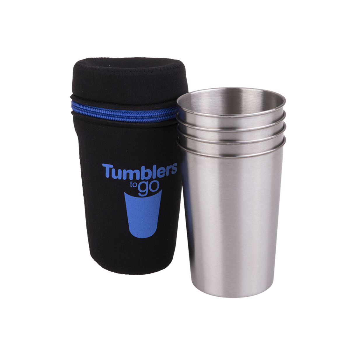 Stainless Steel Tumblers To Go - Set of 4