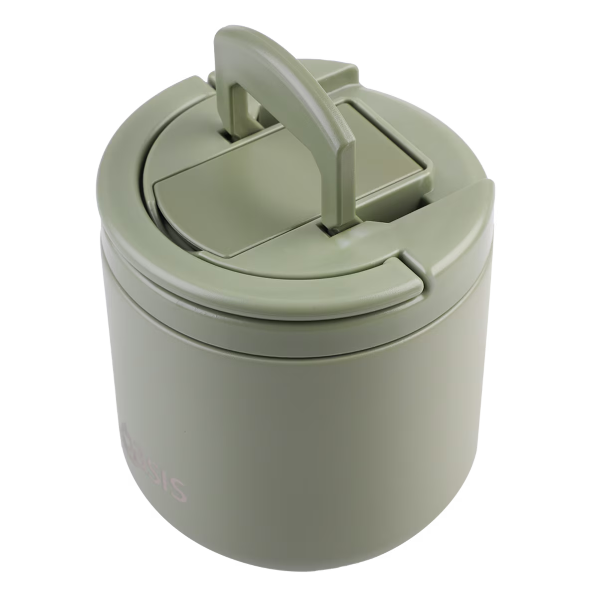 Oasis Stainless Steel Double Wall Insulated Food Flask w Quick Release Lid & Spork 500ml