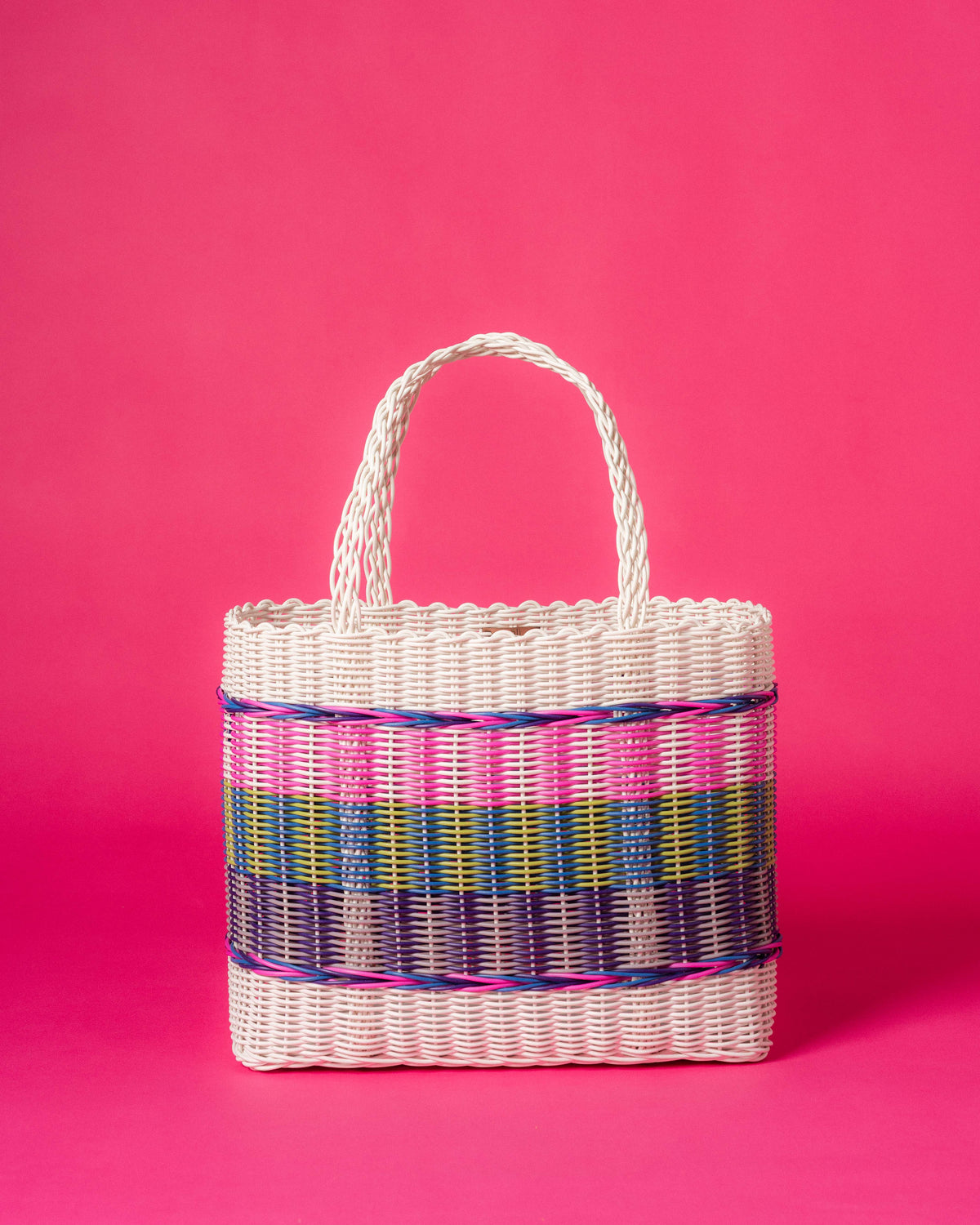 Pali Mira Project - Hand Woven Baskets - Stripe