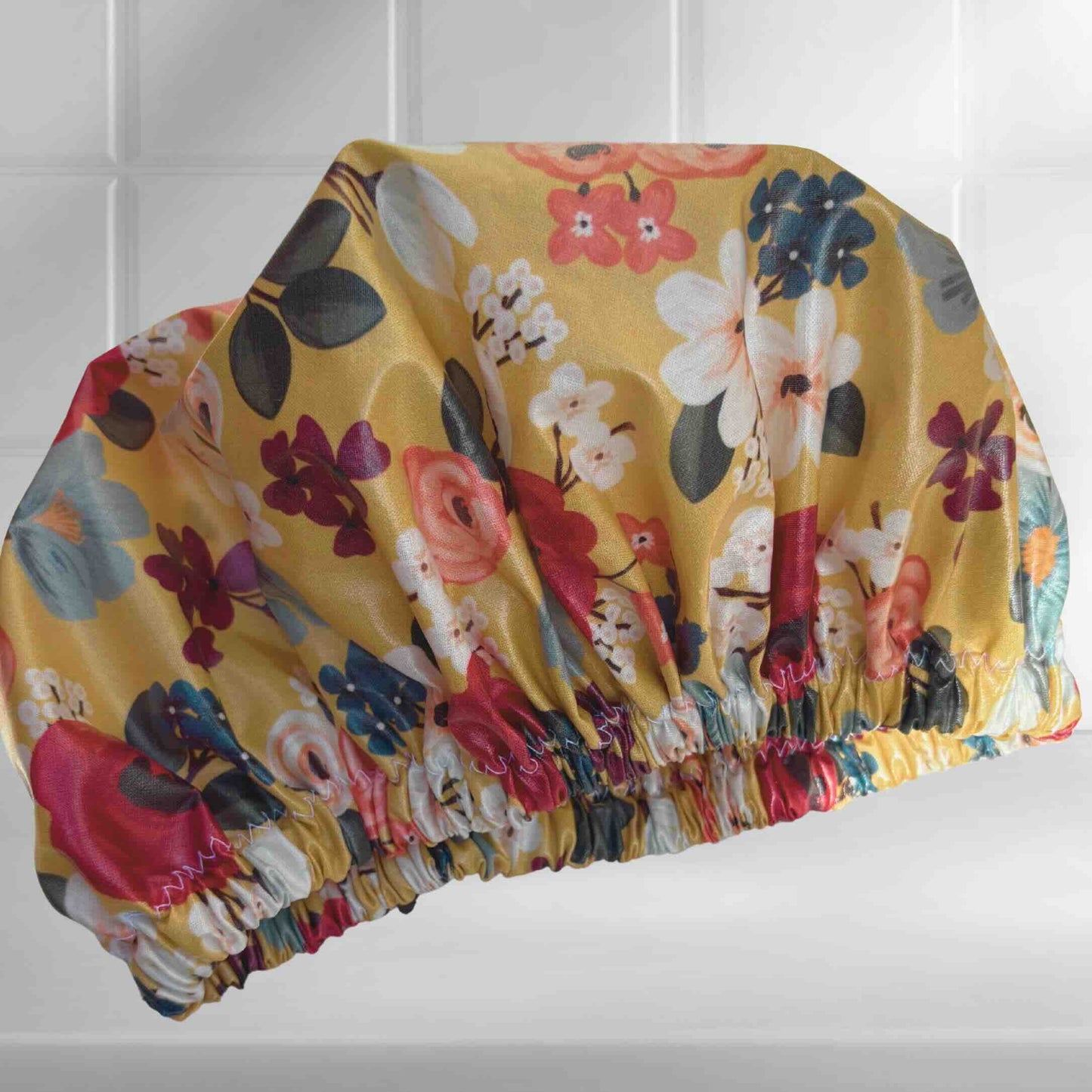 Laminated Cotton Adult Shower Cap