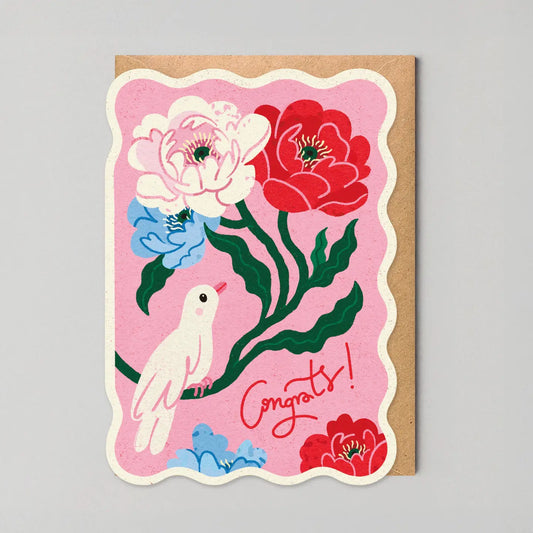 White Bird Congrats Greeting Card