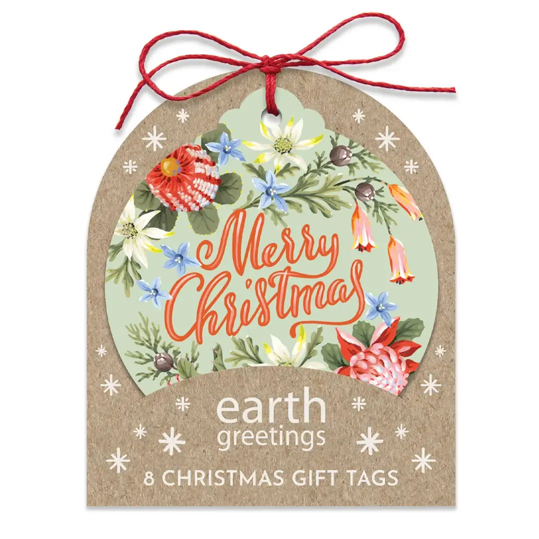 Earth Greeting Andrea Smith Pack of 8 Christmas Gift Tags