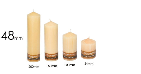 Beeswax Blend Pillar Candle