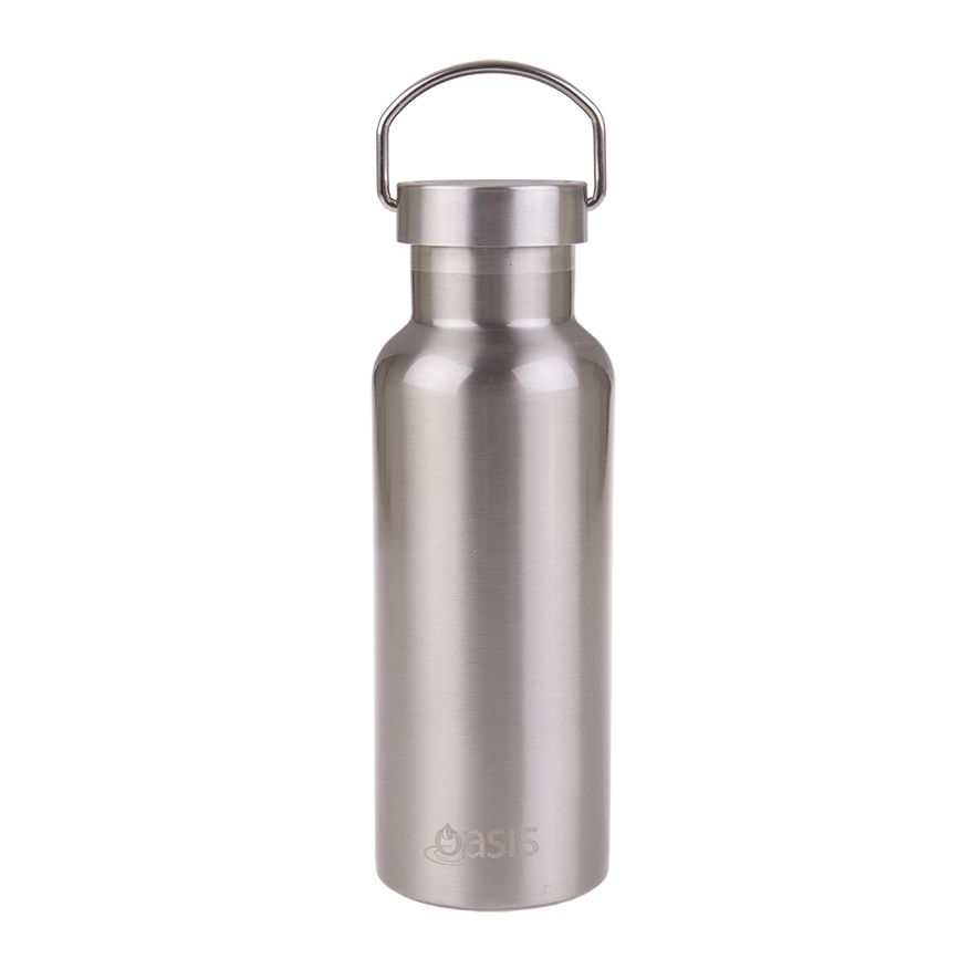 Oasis Stainless Steel Double Wall Insulated Drink Bottle - 2 Sizes
