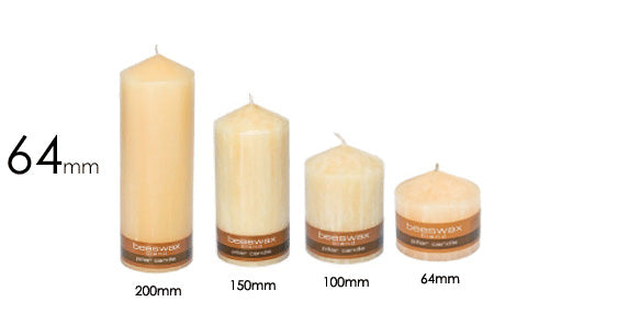 Beeswax Blend Pillar Candle