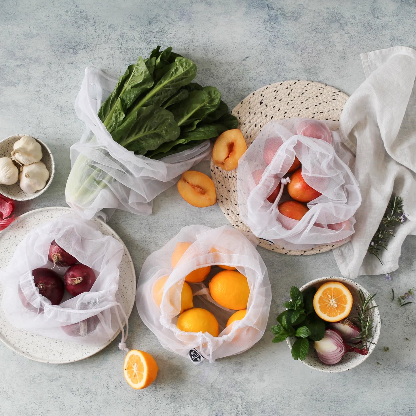 Ever Eco RPET Recycled Mesh Produce Bags