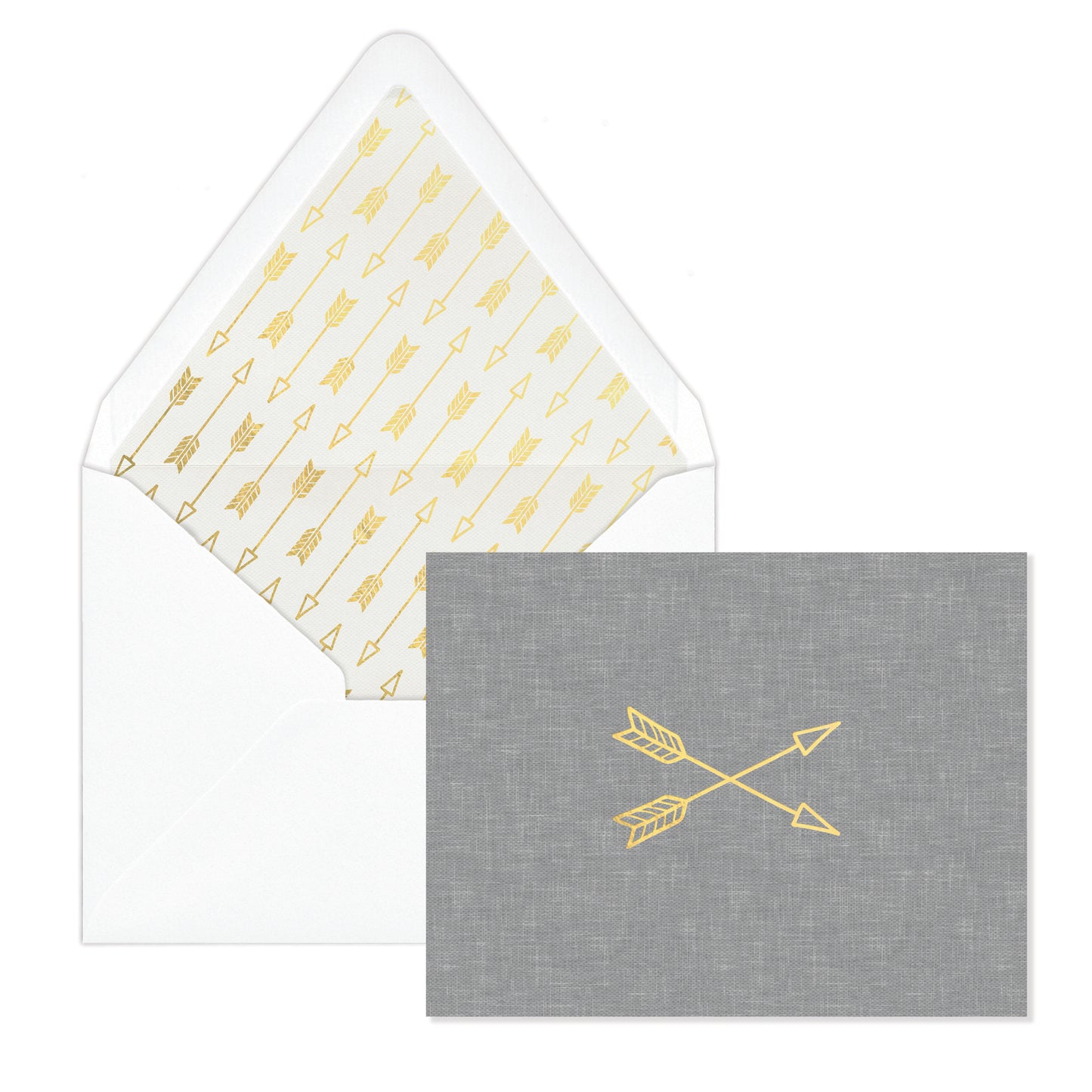 Arrows 12 Blank Notes With Lined Envelopes