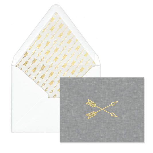 Arrows 12 Blank Notes With Lined Envelopes