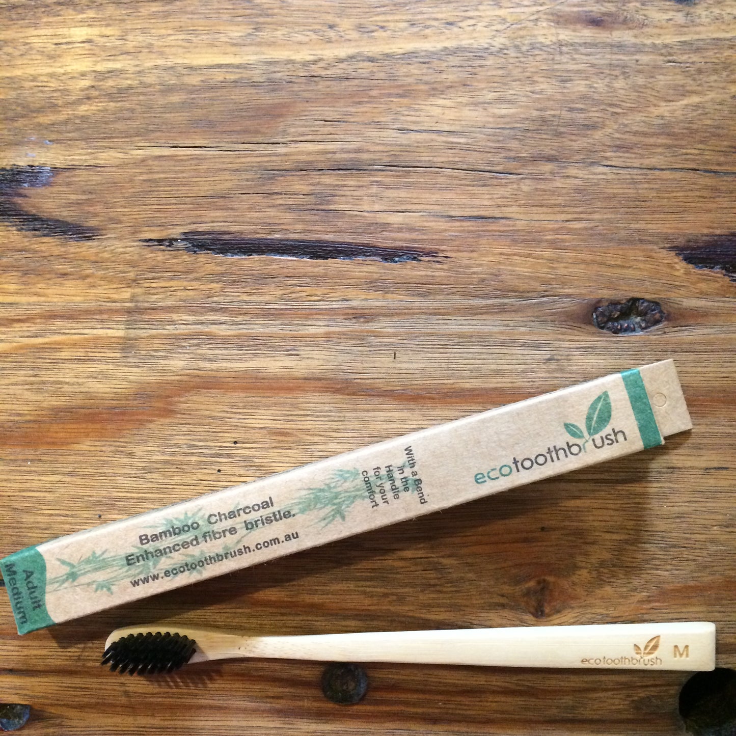 MiEco Bamboo Charcoal Bristle Toothbrush