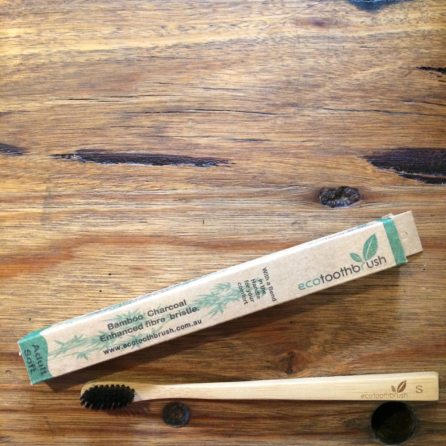 MiEco Bamboo Charcoal Bristle Toothbrush