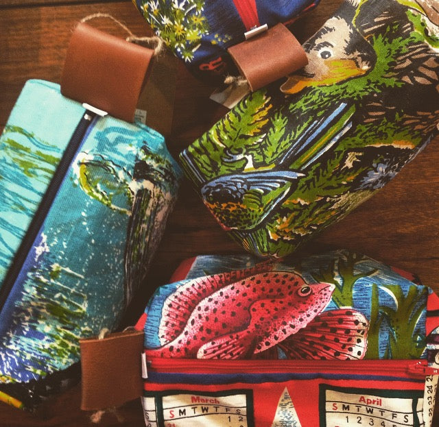 The Green Store Vintage Linen Jerome Bag