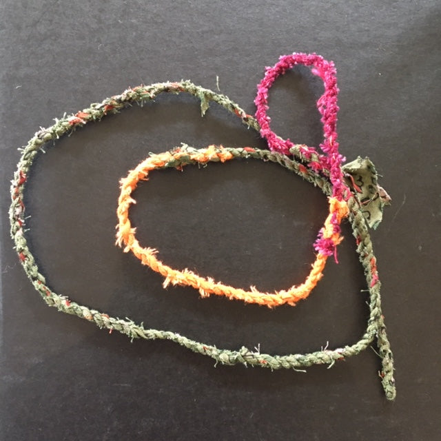 Afloat Woven Textile Gypsy String Necklace Bracelet