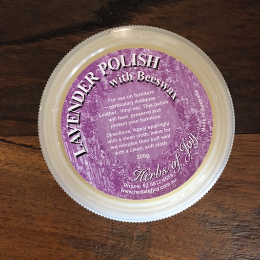Lavender Furniture Polish with Beeswax