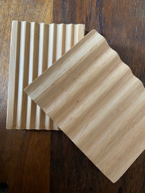 Bamboo Grooved Soap Dish