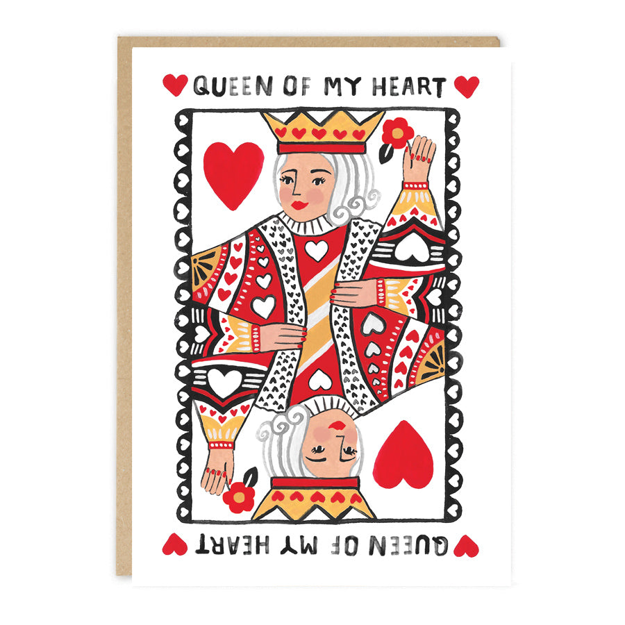 Queen Of My Heart Card