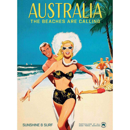 Vintage Australia Promotional Poster Card