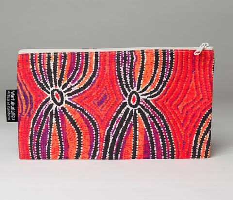 Indigenous Artists Cotton Zip Bag