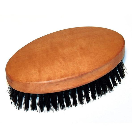 Pearwood Military Hair Brush