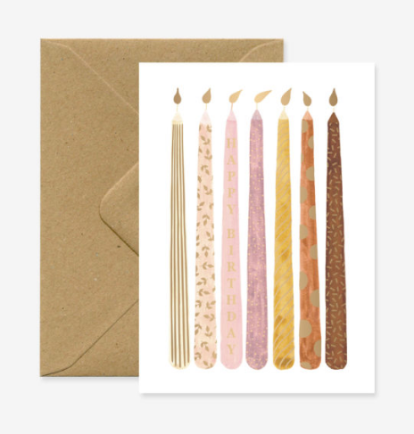 Happy Birthday Candles Card