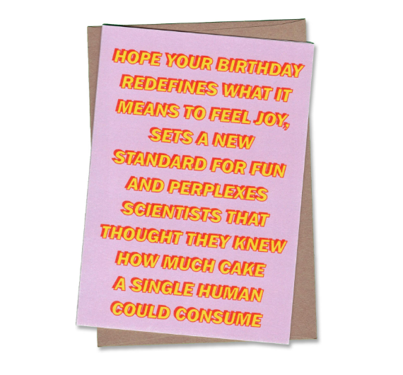 Things By Bean Hope your Birthday Redefines Greeting Card