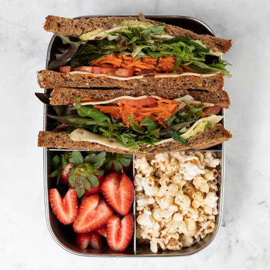 Green Essentials Stainless Steel Sustain-a-Bento TRIO Lunch Box