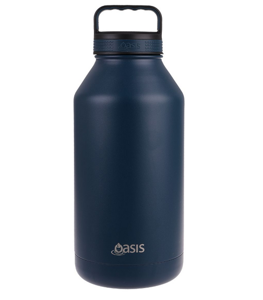 Oasis Stainless Steel Double Wall Insulated 1.9 litre Titan Bottle