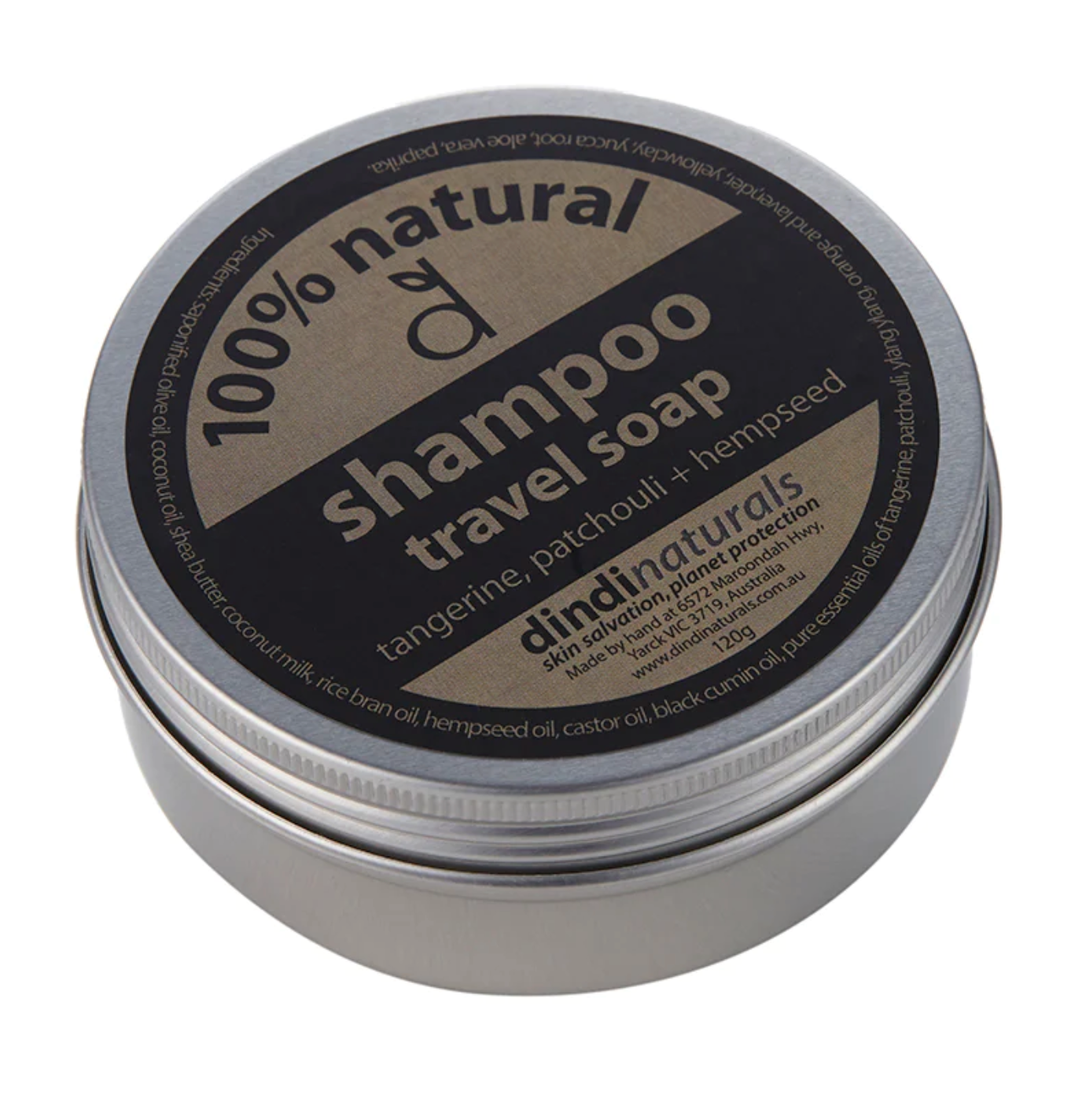 Dindi Naturals Shampoo Travel Soap