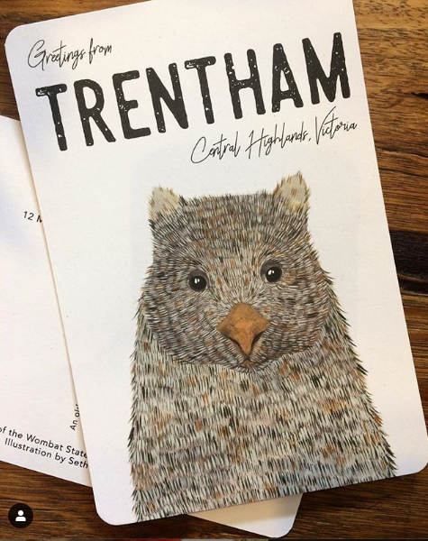 Limited Edition Trentham Postcard