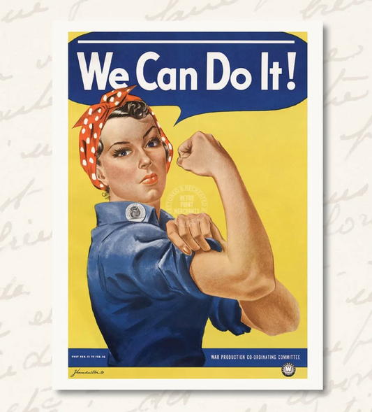 Rosie The Riveter Greeting Card