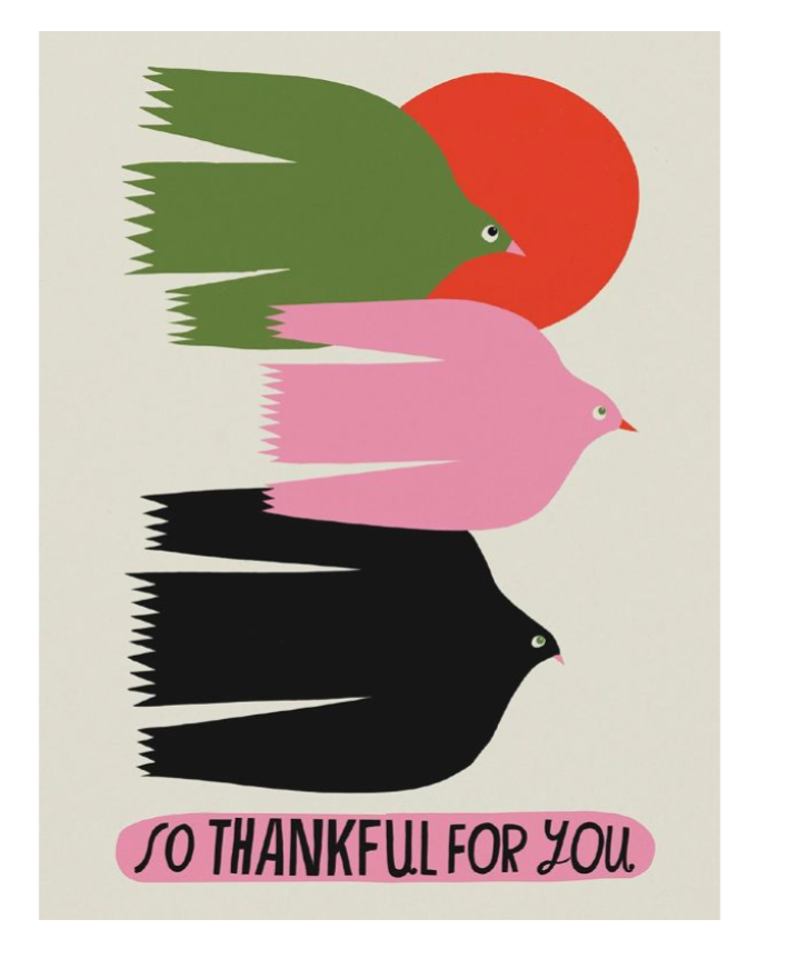 So Thankful For You Greeting Card
