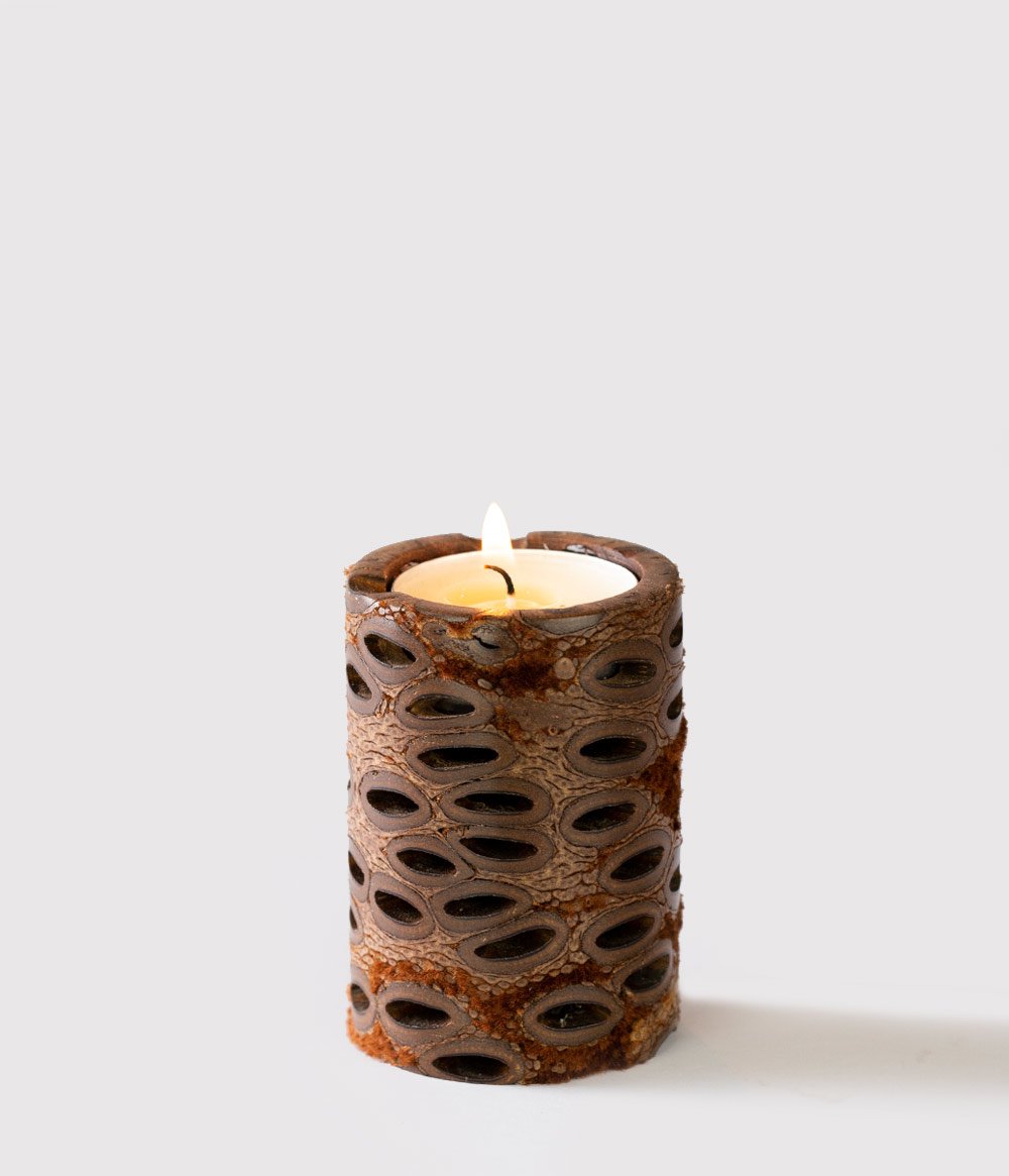 Banksia Pod Tealight Candle Holder